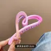 2024 Novo Presilha de Cabelo Gradiente Dopamina Amorosa Presilha Explosiva para Cabelo de Tubarão Feminino Acessório de Cabeça