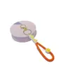 Lanyard de garra de gato de borracha macia de desenho animado pingente de chaveiro de carro acessórios de chaveiro de cor de doce macaron fofo decoração de bolsa
