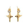 Pendientes de Estrella con Aguja de Plata Electrochapada en Oro Real de 18 Quilates, Diseño Personalizado, Pendientes de Moda y Tendencia, Lujo Accesible y Pendientes de Gama Alta para Mujer