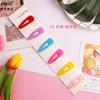 Pinza para el cabello sencilla transfronteriza para mujer, pinza para el cabello colorida, pinza de una palabra, color caramelo, celebridad de internet, nueva pinza lateral, pinza, tocado, venta al por mayor