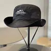 Sombreros de Sol Estilo Montaña para Hombres y Mujeres, Senderismo, Montañismo, Camping, Sombreros de Pescador, Pesca al Aire Libre, Protección UV, Sombreros de Vaquero Occidental