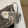Bolso de Mujer Estilo Retro Bolso de Axila 2025 Nuevo de Moda Estilo Coreano Bolso Tote de Moda Versátil Bolso Cubo de Gran Capacidad