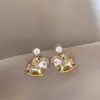 Aretes Zodiaco Año del Caballo Rojo para Mujer, Estilo Popular, Aretes de Lujo de Alto Nivel con Temperamento, Accesorios para Orejas Festivos de Año Nuevo al por Mayor