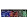 Conjunto de teclado e mouse luminoso conjunto de teclado e mouse suspensos conjunto de teclado e mouse com fio USB para computador