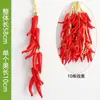 Espetos Pendurados de Frutas e Legumes Simulados, Espetos de Pimentão Vermelho, Espigas de Milho Falsas, Modelos de Alho, Restaurantes de Fazenda de Plástico, Metabo