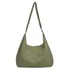 Bolsa de Ombro Casual Resistente à Água Estilo Relaxado, Bolsa Transversal Artística Xadrez Simples de Grande Capacidade, Bolsa Bolinho Versátil da Moda