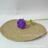 Rosas de Hilo Tejidas a Mano Terminadas Regalos para el Día de San Valentín Día del Maestro Rosas de Ganchillo Transfronterizas Flores Artificiales Venta al por Mayor
