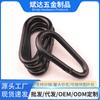 Fabricante Venta al por Mayor Exterior No. 8 Hebillas de Hierro Galvanizado Negro Lona de Lluvia para Montañismo de Alta Resistencia Gancho Rápido de Carga Accesorios de Camping