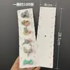 Corda de Cabelo Placa de Cabelo 10 Etiquetas Crianças Acessórios de Cabelo de Papelão Pegador Estendido 0 Venda Direta de Fábrica Cartão Veja Descrição Outros