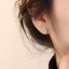 2023 Nuevos Aretes de Flor de Cuatro Hojas de Jade Hetian Estilo Nacional para Mujer Aretes Más Fáciles de Combinar Aretes de Moda de Alta Gama