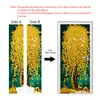Pegatinas de Puerta Autoadhesivas Transfronterizas con Ciervo Estilo Chino, Pegatinas de Pared Removibles para Renovación de Casa de Alquiler, Venta al por Mayor por Fabricante, Dropshipping