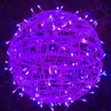 Luces LED de Colores Llenas de Estrellas Impermeables para Exteriores Luces de Bola Luces Colgantes para Árboles Paisajismo Iluminación de Ingeniería Luces Decorativas Festivas Super Destello