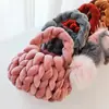 Hilo de Lana Islandesa Extra Grueso para Mantas Hechas a Mano, Camas para Gatos, Cojines, Almohadas, Contornos de Cama DIY y Tiras de Tela Súper Gruesas