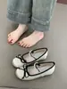 Sapatos Mary Jane que aumentam a altura para mulheres baixinhas, novos sapatilhas de cetim com strass estilo fada gentil francês 2025