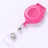 Porta-cartão com Clipe de Chaveiro Retrátil de 15MM Porta-crachá de Identificação Fivela Anti-perda Fivela de Puxar Crachá de Nome Fivela Retrátil Argola de Ferro Substituível