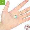 Venta al por mayor de fábrica Dini icónico luz y sombra plata esterlina S925 cuentas de vidrio DIY accesorios para pulsera de cuentas SCZ021
