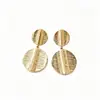 Pendientes Retro de Múltiples Estilos con Toque de Alta Gama Textura Exagerada Colgante Geométrico de Corazón Adornos de Oreja de Aleación Venta al por Mayor