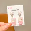 Aretes de Clip Lindos de Princesa Elsa para Niños Sin Perforación Aretes de Dibujos Animados para Niña Pequeña Aretes Colgantes para Bebé Aretes Anti-Dolor