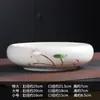 Maceta especial de cerámica para flor de hada acuática sin agujeros para hierba de cobre hidropónica cuenco de bambú rico cuenco de loto de gran diámetro utensilios de loto