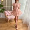 Vestido Pequeno para Mulheres Amazon Ebay 2026 Novo Floral Emagrecedor Decote V Curto Sexy Vestido Usável no Dia a Dia