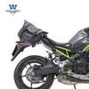 Coche musculoso Wolf adecuado para Kawasaki Z900 bolsa lateral bolsa lateral se puede instalar casco medio casco casco integral con cerradura marco de liberación rápida modificación