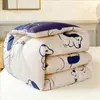 Colcha para Inverno, Colcha para Quarto de Dormitório de Estudante Individual, Núcleo de Colcha de Algodão Lavado, Espessa e Quente, Roupa de Cama Dupla