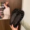 Novedad de Otoño 2026: Impresionantes Zapatos Planos de Lunares con Diseño de Pezuña de Cerdo y Dedos Divididos para Mujer