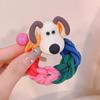Corea del Sur Dongdaemun Sanrio cuerda para el pelo perro de dibujos animados amor banda tejida para el pelo accesorios para el pelo de niños banda de goma gruesa duradera