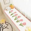 Alfombrilla para Ventana Saliente de Dormitorio Principal de Celebridad de Internet de Dibujos Animados Decoración de Habitación de Princesa Alfombrilla de Balcón Universal para Cuatro Estaciones Alfombrilla de Cachemira Absorbente para Ventana Saliente