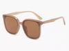 Gafas de sol GM negras y grises nuevas de 2024 para mujer, de verano, con cara redonda, estilo coreano, modernas, con montura grande, anti-UV, para el cabello.