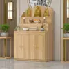 Mesa de Oferendas Estilo Tibetano Três Níveis Sala de Estar Novo Estilo Chinês Casa Altar de Incenso Santuário Altar de Buda de Três Níveis Salão Altar de Prática Taoísta Nicho Budista Estátua de Buda