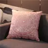 Fronha de Almofada Boêmia Quadrada para Cama Mesa de Cabeceira Sala de Estar Sofá Escritório Fronha Lombar Atacado Decoração de Casa