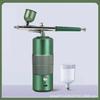 Venta caliente, instrumento de inyección de oxígeno facial, instrumento de nanobelleza de alta presión, pistola pulverizadora hidratante portátil, instrumento de atomización para el rejuvenecimiento de la piel en el hogar.