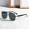 Gafas de Sol Transfronterizas Estilo Nuevo para Niños Conduciendo con Cara Grande Adelgazantes para Conducir Anti-UV Gafas de Sol Avanzadas de Medio Marco Cuadrado