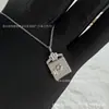 Elección de Influencer H.W Castillo de la Puerta de la Felicidad Collar Clavícula Full-Diamante para Mujer, Chapado en Oro de 18 Quilates, Fabricado con Precisión CNC, En Stock