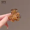 Pinza de Garra de Cristal Versátil de Alta Gama, Moderna y Elegante 2025 para Mujer, Nuevo Pasador de Moda de Celebridad de Internet para la Parte Posterior de la Cabeza