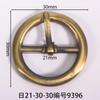 Diâmetro interno 21mm fivela japonesa redonda cano banhado a branco cano banhado a cor de arma rolo-branco trefilação de arame fábrica direta sapatos masculinos fivela decorativa