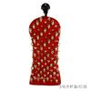 Golf Golden Skull Remache Funda Palo Madera Empuje Funda Palo 1/3/5/UT Palo Madera Protección Cabeza Semicircular Forma L