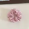 Goma para el pelo tipo scrunchie de tela a rayas azules y blancas estilo coreano, Accesorio para el cabello refrescante y versátil para niñas, Adecuado para coletas y moños