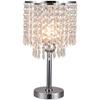 Luminária de Mesa Cristal USB para Carregamento de Celular Decoração Enfeites para Casa Cúpula de Abajur Furo Central Europeia e Americana