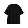 Camiseta de verano casual para hombre Cleanfit blanca texturizada de manga corta elástica de secado rápido con efecto de caída para usar en capas