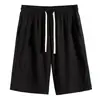 Shorts de seda gelada transfronteiriços, verão fino casual tendência marca vestuário exterior comprimento médio joelho esportivo praia shorts para homens, estilo verão