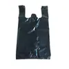 ¡Wow! Bolsas de Basura Desechables Negras Personalizadas al por Mayor, Estilo Chaleco, Bolsas de Plástico Negras para Uso Doméstico en la Cocina