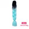 Xuchang en stock, trenza de doble color, trenza jumbo, peluca africana, trenza sucia, trenza degradada, cabello, venta al por mayor