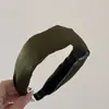 Diadema Ancha Texturizada Satinada Brillante, Pasador Retro de Alta Gama, Diadema Versátil Que Cubre el Cabello, Diadema de Estilo Alto, Nuevo Estilo