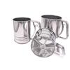 Venta al por mayor, tamiz manual de acero inoxidable para harina, azúcar en polvo, filtro rotatorio, malla fina, utensilios para hornear pasteles.