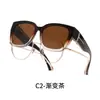 Nuevas Gafas de Sol Europeas y Americanas de Marco Grande para Hombres y Mujeres, Que Se Pueden Usar con Gafas para Miopía, Gafas de Sol Polarizadas Anti-UV, Lote Transfronterizo