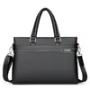 Mercadorias genuínas Bolsa Masculina Couro Macio Grande Capacidade Casual Couro de Vaca Negócios Ombro Transversal Pasta de Negócios Bolsa Masculina