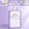 Bolsa de Archivo Clasificadora por Tema, Bolsa de Malla de Doble Capa, Bolsa de Almacenamiento Estudiante en Forma de L con Cremallera, Bolsa con Cremallera de Gran Capacidad, Portátil