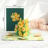 Día del Maestro Tarjeta de Felicitación 3D Girasol Mariposa Papel Tallado Hecho a Mano Creativo Tarjeta con Mensaje de Cumpleaños Bendición Venta al por Mayor de Comercio Exterior